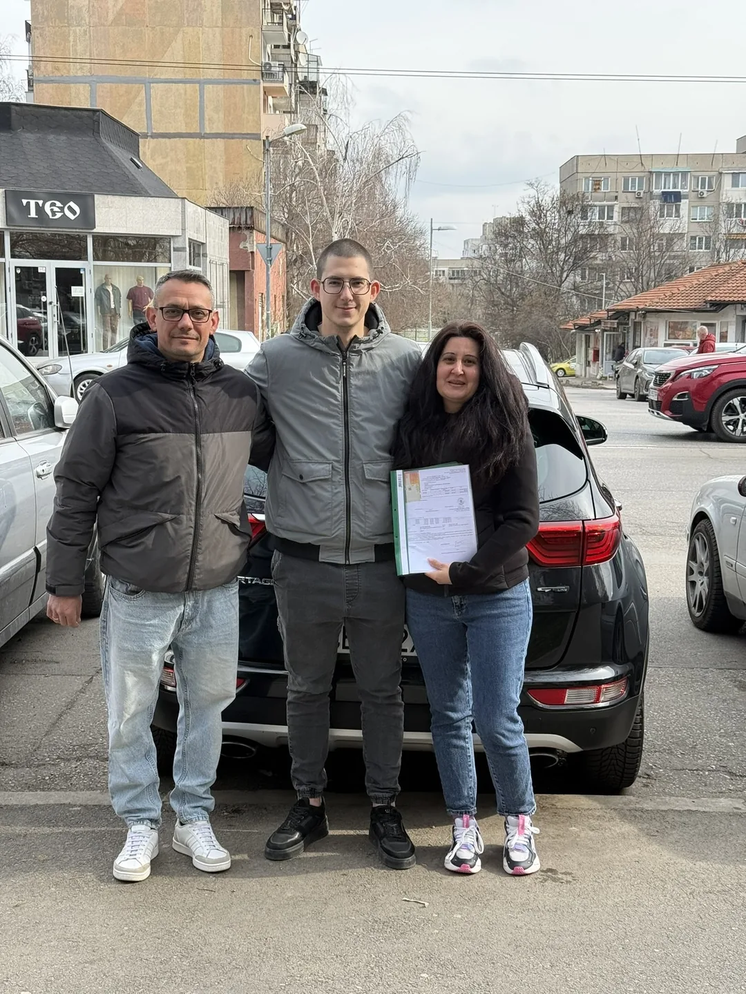 Семейство получава Kia Sportage
