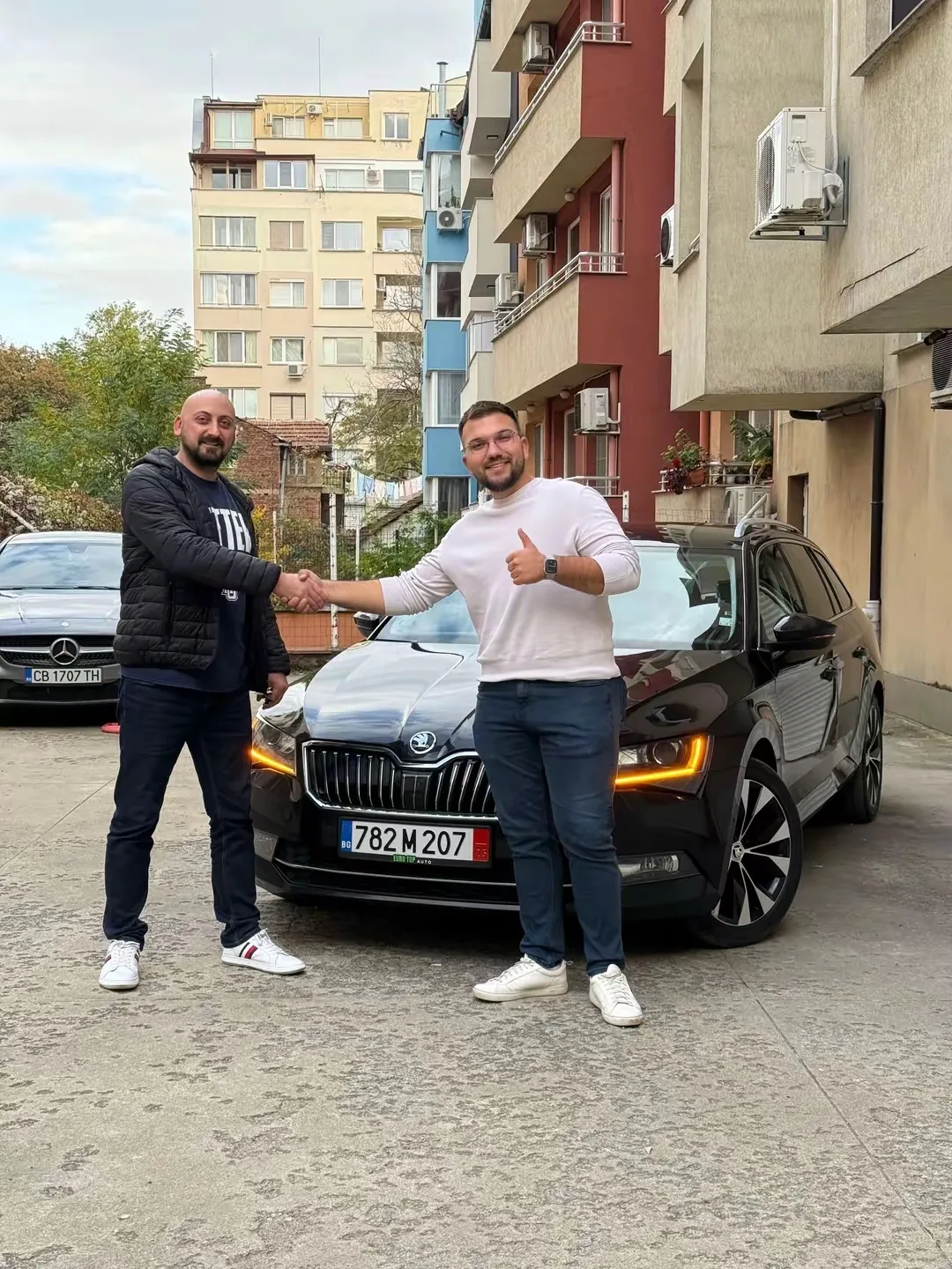 Предаване на Škoda Superb